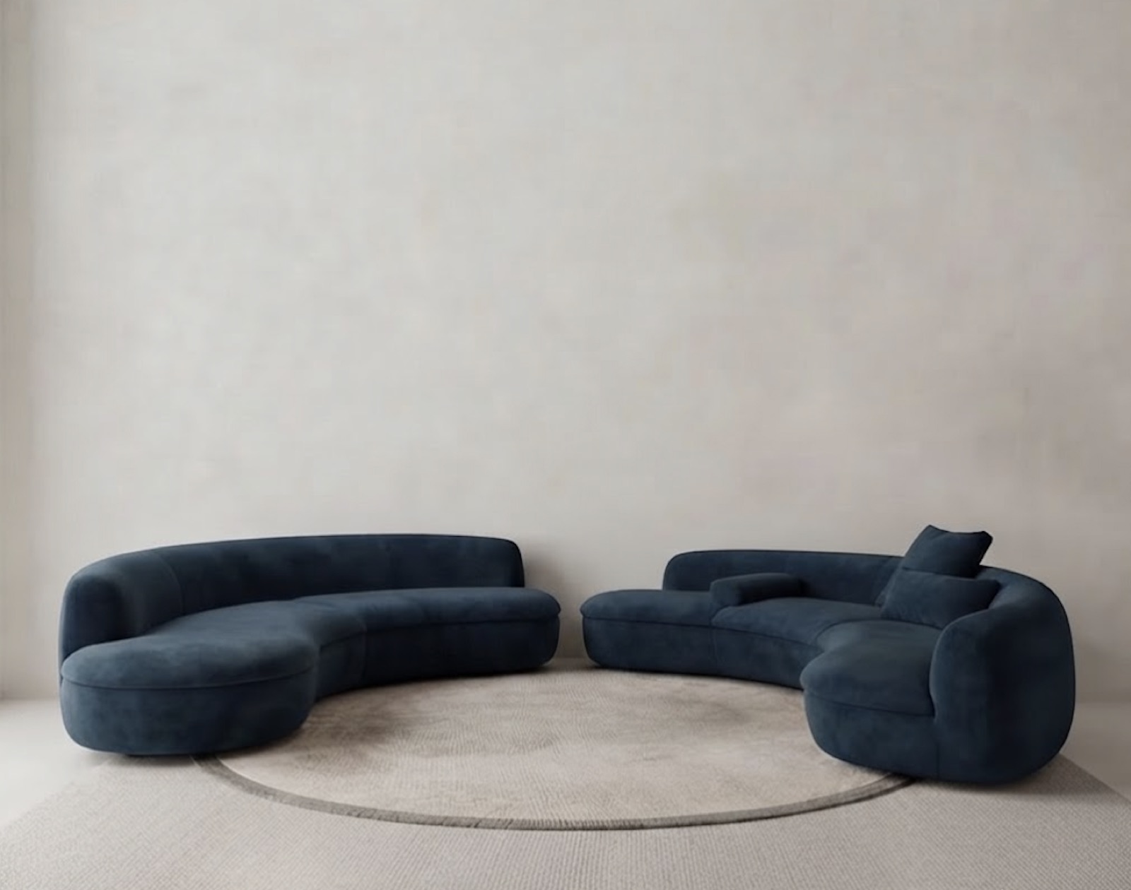 Deep navy velvet — The Sion Modular