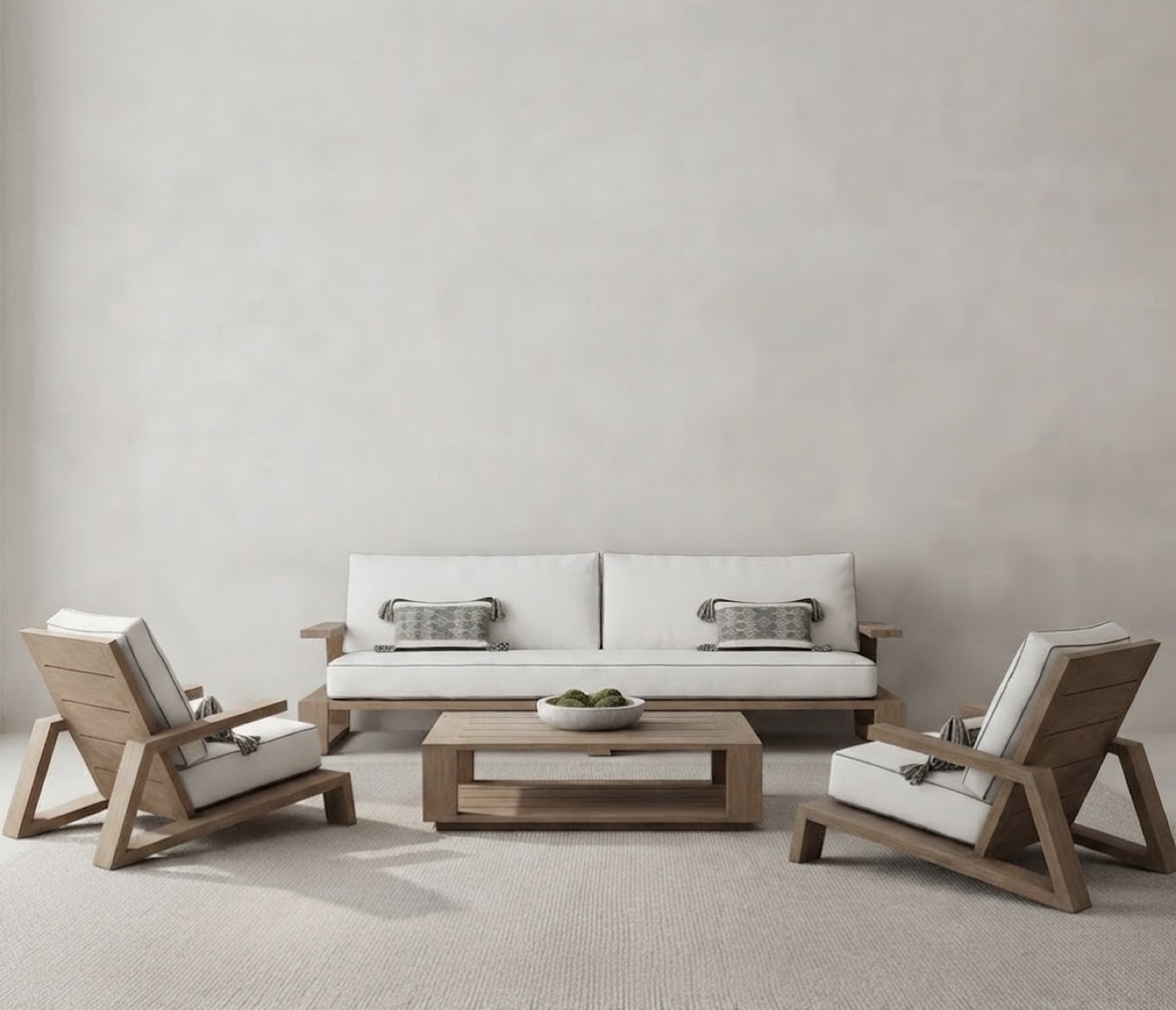 Solid teak — The Terrazza Set
